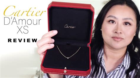 Cartier D'Amour Necklace XS 18k Yellow Gold Review and.